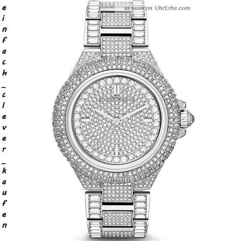 michael kors uhr glitzer silber|michael kors armband.